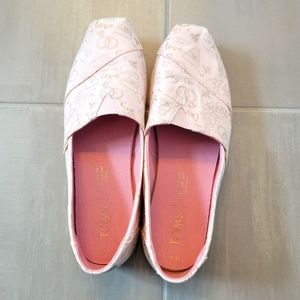 Toms Women's Wedding Print Classic Alpargata Size 9